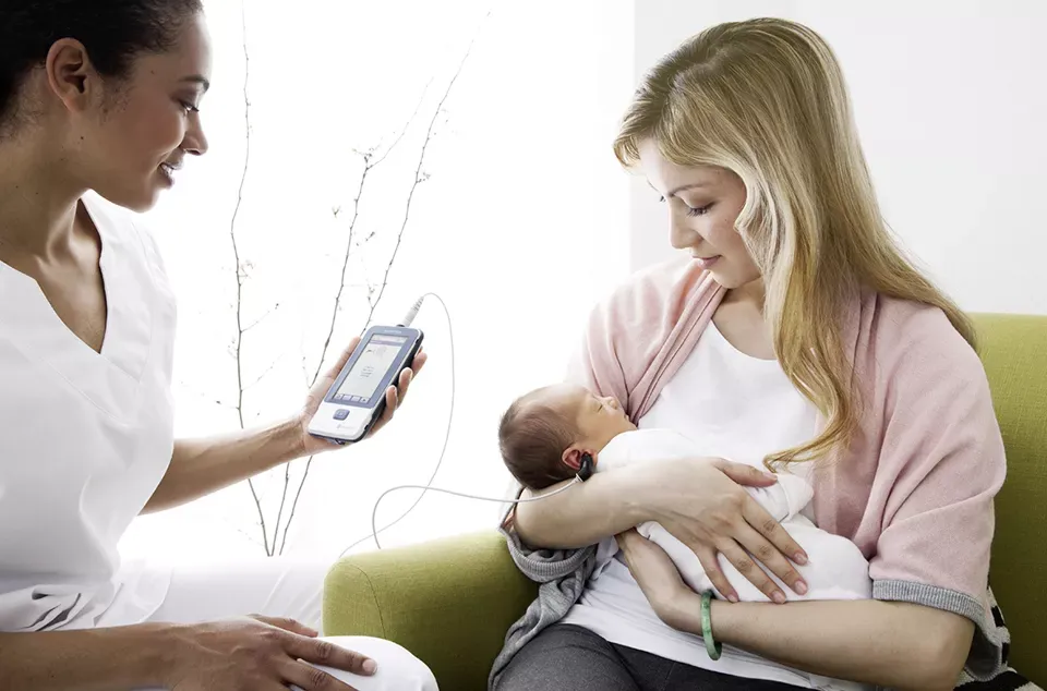 MAICO easyScreen OAE newborn hearing screening